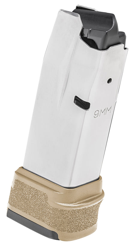 Springfield Armory HC5915F Hellcat 15-Round Extended Floorplate 9mm Luger SS/Dark Earth Stainless Magazine