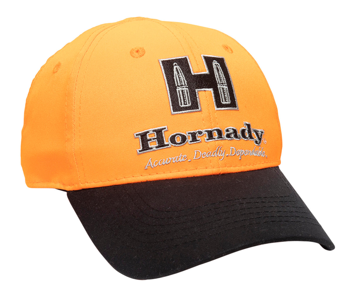 Outdoor Cap HRN05A Hornady Polyester Blaze/Black Structured Snapback Cap OSFA