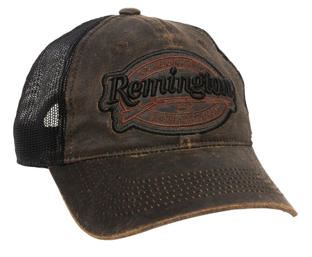 Outdoor Cap RM17A Remington Cotton Unstructured Cap Black/Brown OSFA