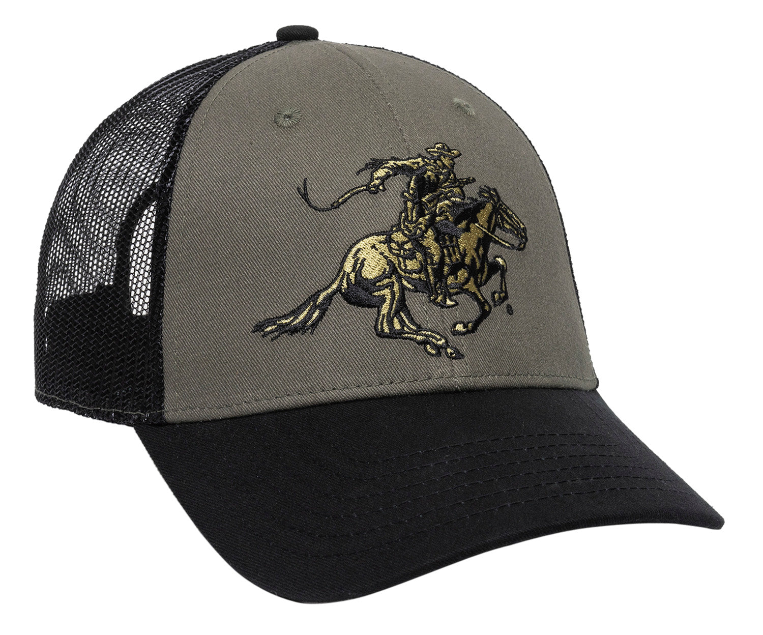 Outdoor Cap WIN05C Winchester Cotton Twill Structured Cap Black/Olive OSFA