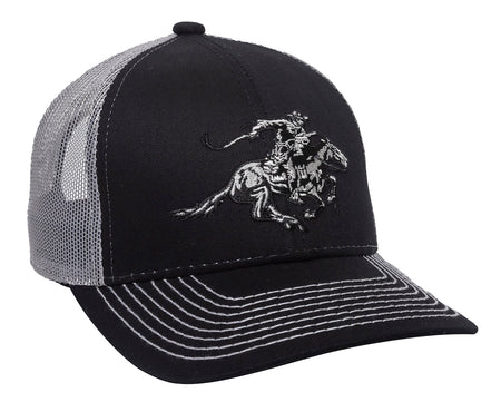 Outdoor Cap WIN46B Winchester Cotton Twill Structured Cap Black/Light Gray OSFA