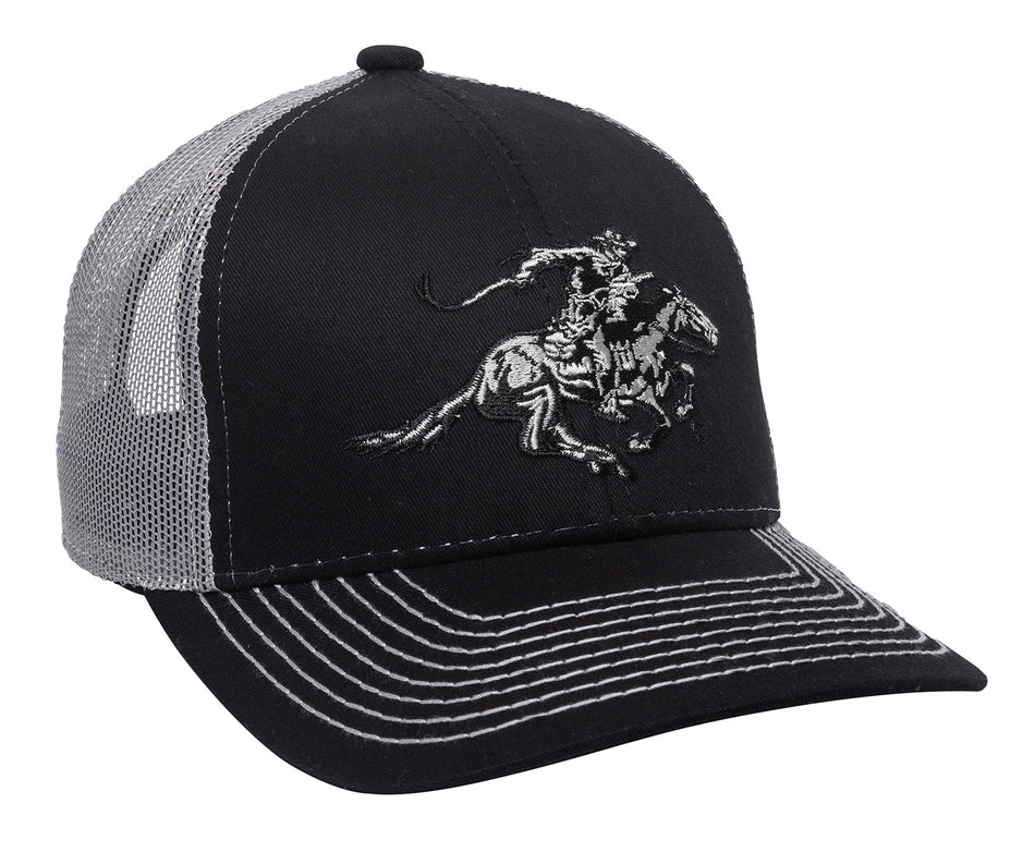 Outdoor Cap WIN46B Winchester Cotton Twill Structured Cap Black/Light Gray OSFA
