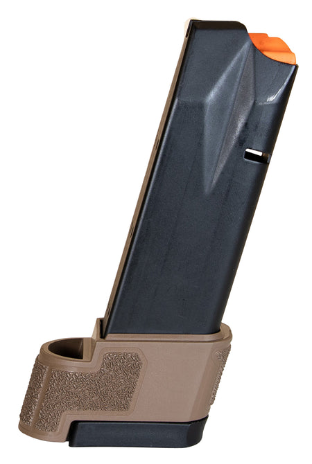 Diamondback DBAM29 17-Round 9mm Luger Magazine Black/Flat Dark Earth with Finger Extension