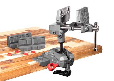 Real Avid AVARAMV Armorer's Master Vise Gray/Red Multi-Axis Bench Mount with TORQ-LOK