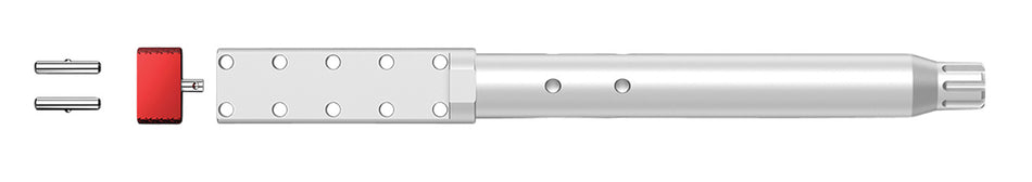 Real Avid AVAR10LLVB Lug-Lok Upper Vise Block Natural Aluminum with Stainless Steel Pins for AR-10