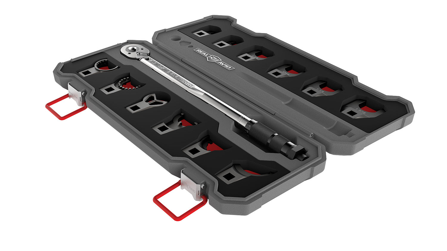 Real Avid AVMF13WS Master-Fit 13-Piece Crowfoot Wrench Set with Torque Handle for AR