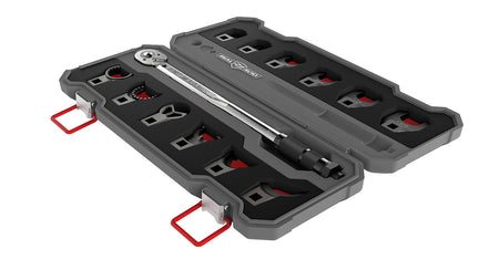 Real Avid AVMF13WS Master-Fit 13-Piece Crowfoot Wrench Set with Torque Handle for AR