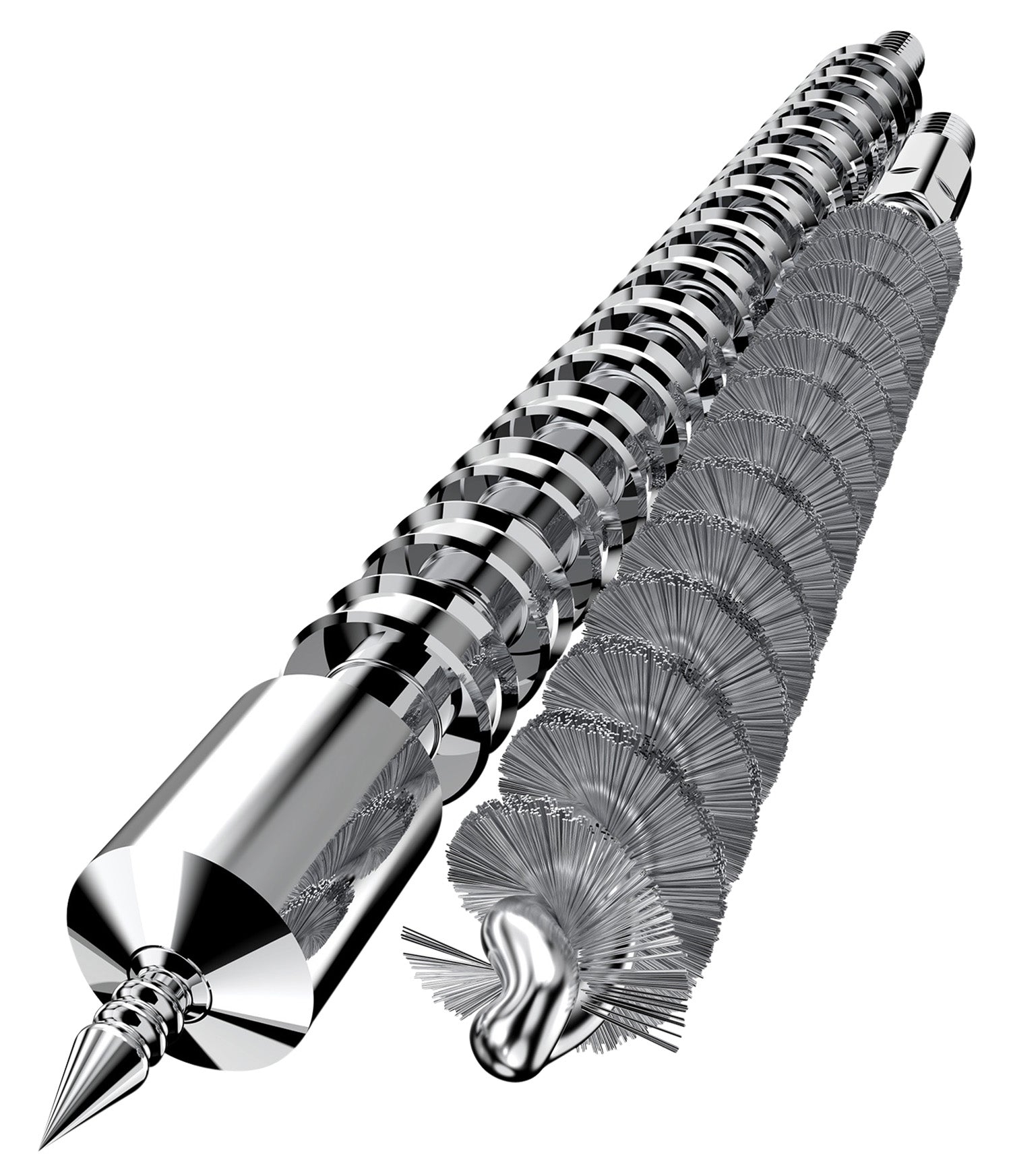Real Avid Bore-Max Speed Clean Upgrade Set 270 Cal Rifle with Nickel-Plated Jag and Brush