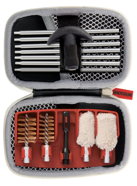 Real Avid Gun Boss Cleaning Kit 12 Gauge and 20 Gauge Shotgun 14 Piece Weather Resistant Case