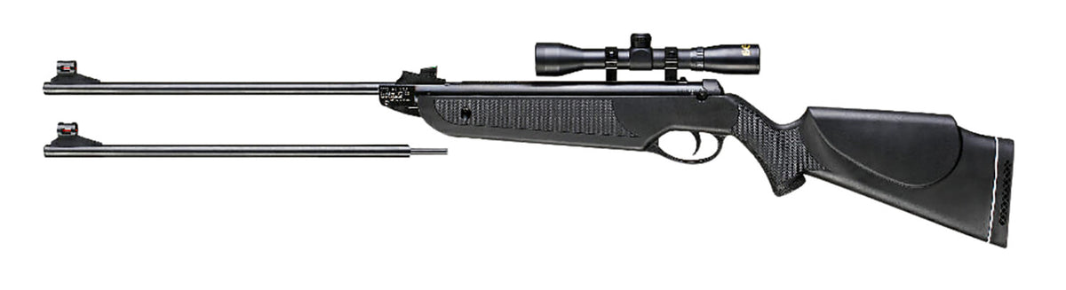Beeman Black Club Combo Spring Piston .22 Break Barrel Air Rifle with 4x32mm Scope