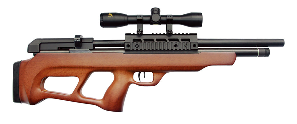 Beeman Under-Lever Pre-Charged Pneumatic .22 Pellet Air Rifle 10+1 Shot with 4x32mm Scope