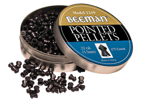 Beeman 1249 Pointed .22 Lead Airgun Pellets 175 Per Tin