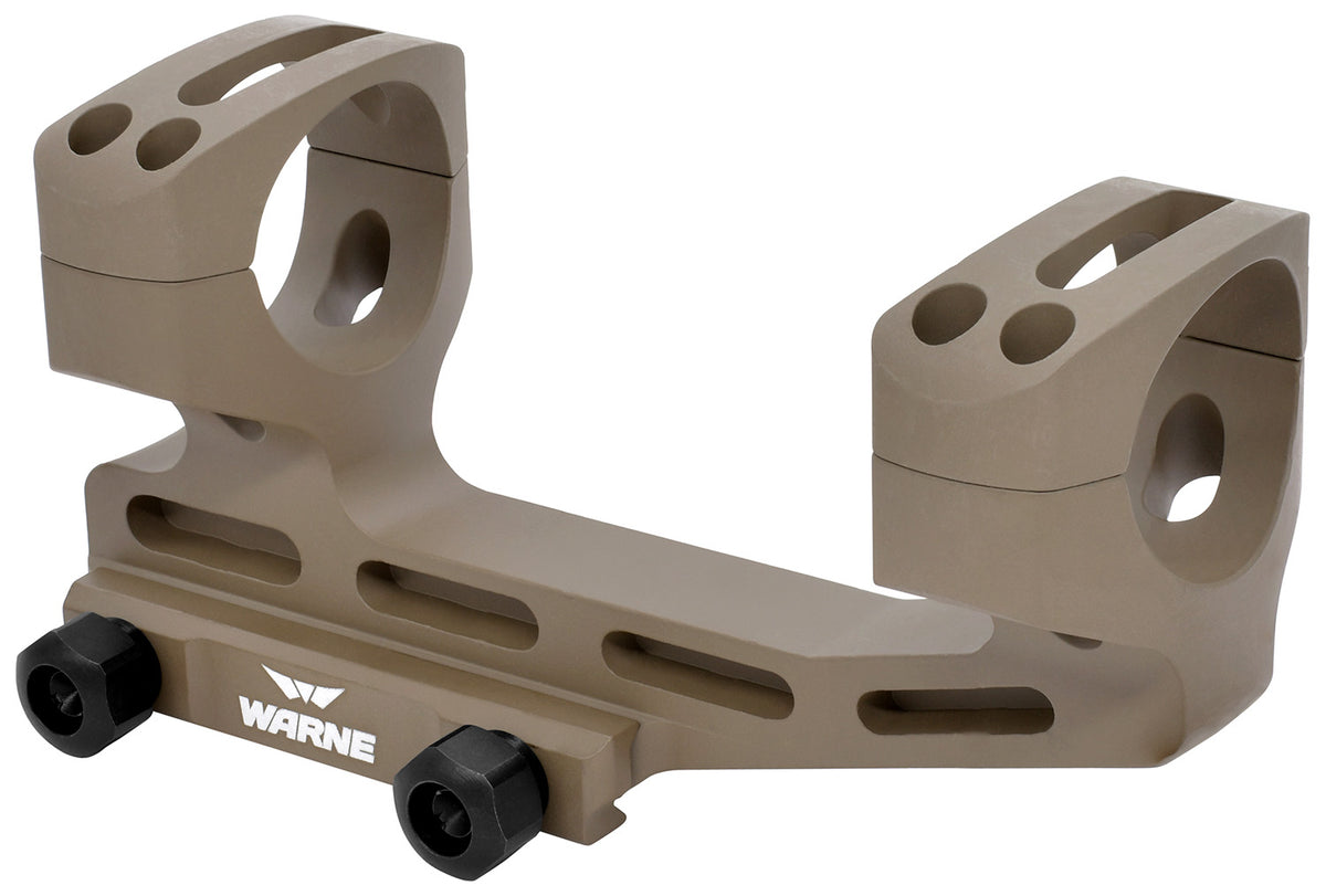 Warne SHXSKEL34DE X-SKEL Cantilever Scope Mount/Ring Combo Dark Earth Cerakote 34mm Super High MSR