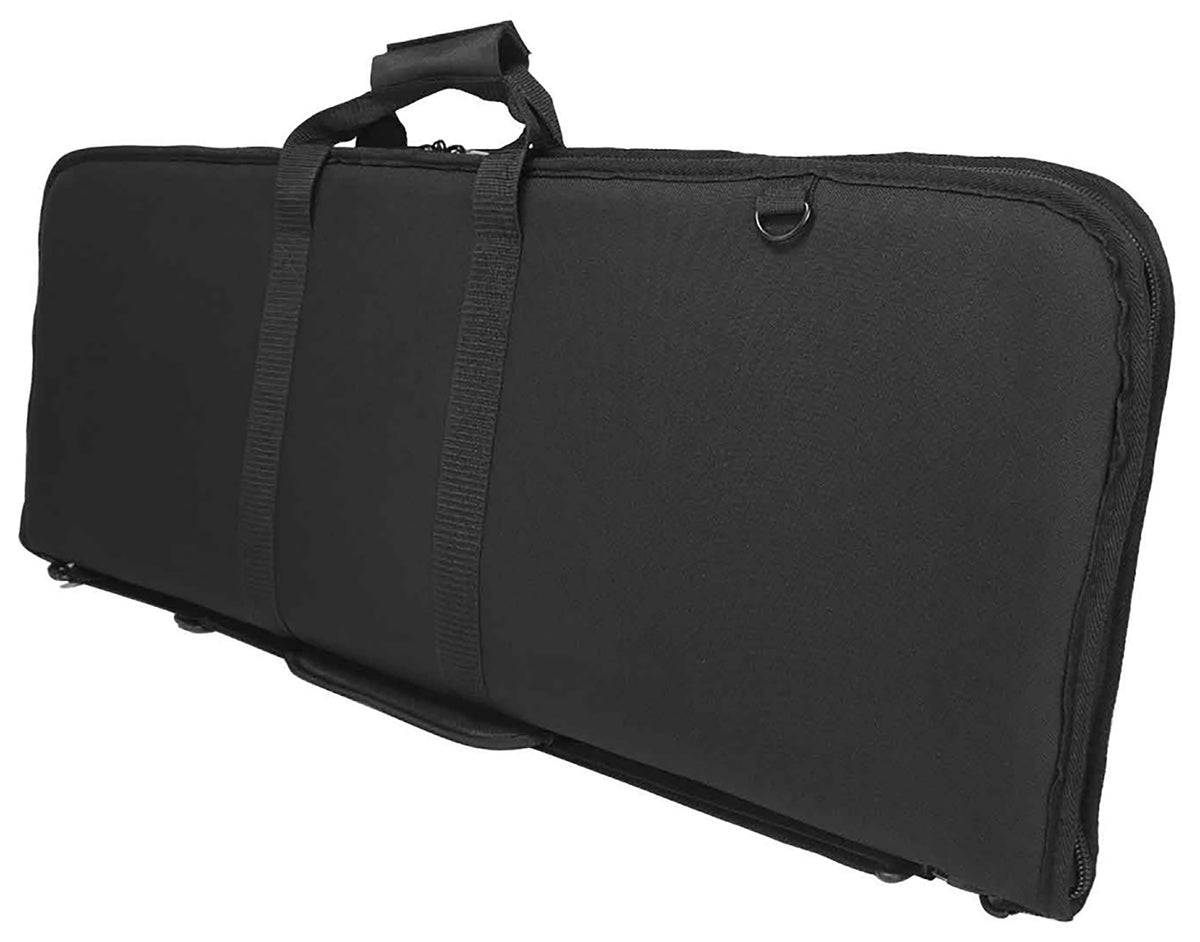 NcStar CVDRC2996B36 Deluxe Rifle Case 36 Inch Black 600D Polyester Lockable Zippers
