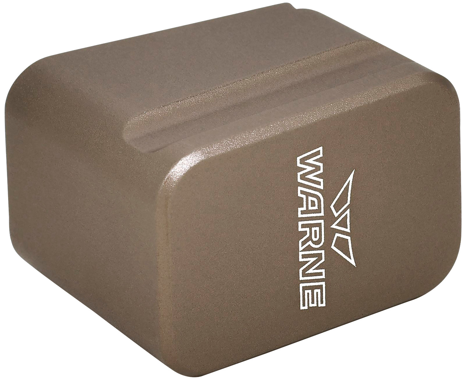 Warne 3113 Magazine Extension for Glock 17/22 Flat Dark Earth Anodized Aluminum (+5rds 9mm / +4rds .40 S&W)