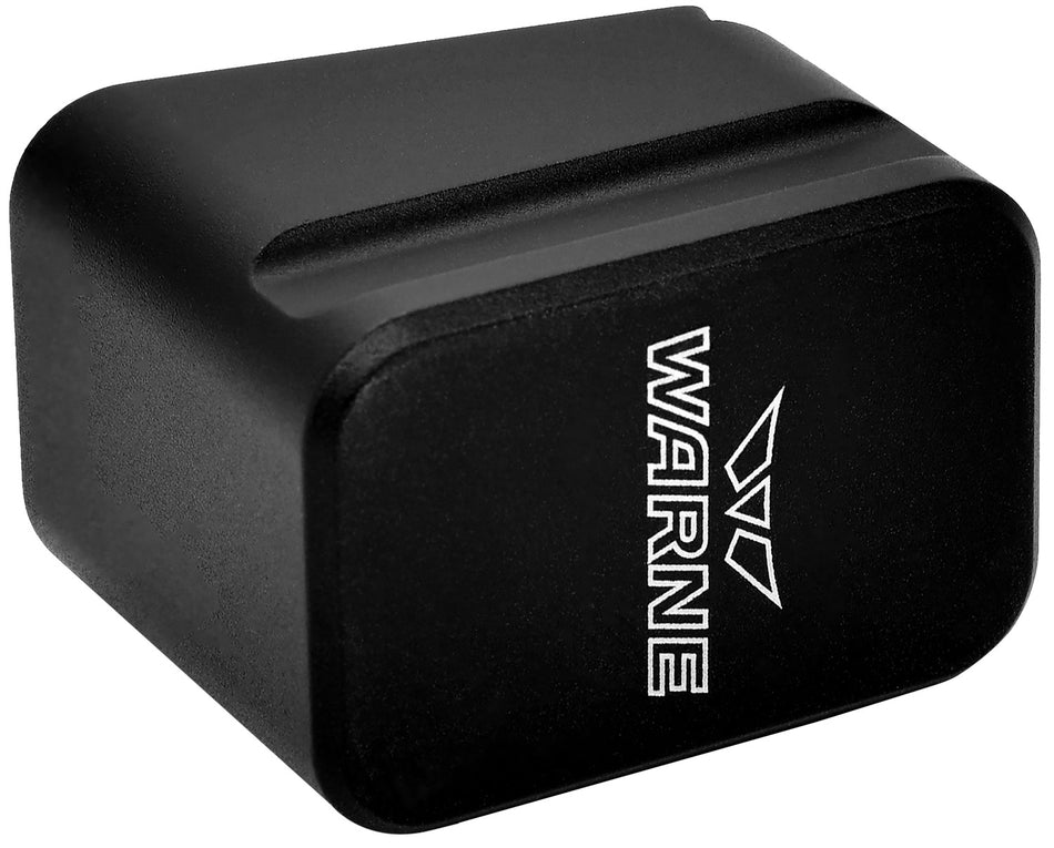 Warne 3126 Magazine Extension for Glock 19/23 Black Anodized Aluminum (+5rds 9mm / +4rds .40 S&W)