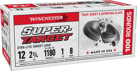 Winchester Super-Target Xtra-Lite Value Pack 12 Gauge 2.75 in / 2.75 in #8 1 oz