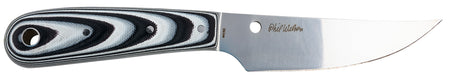 Spyderco Bow River Fixed Blade Knife 4.36" 8Cr13MoV Plain Drop Point Blade Layered Black & Gray G10 Handle FB46GP