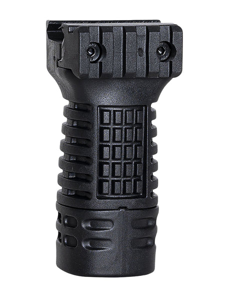 NCStar DLG116 1913 Picatinny Mid-Length Vertical Grip with Storage Black Polymer