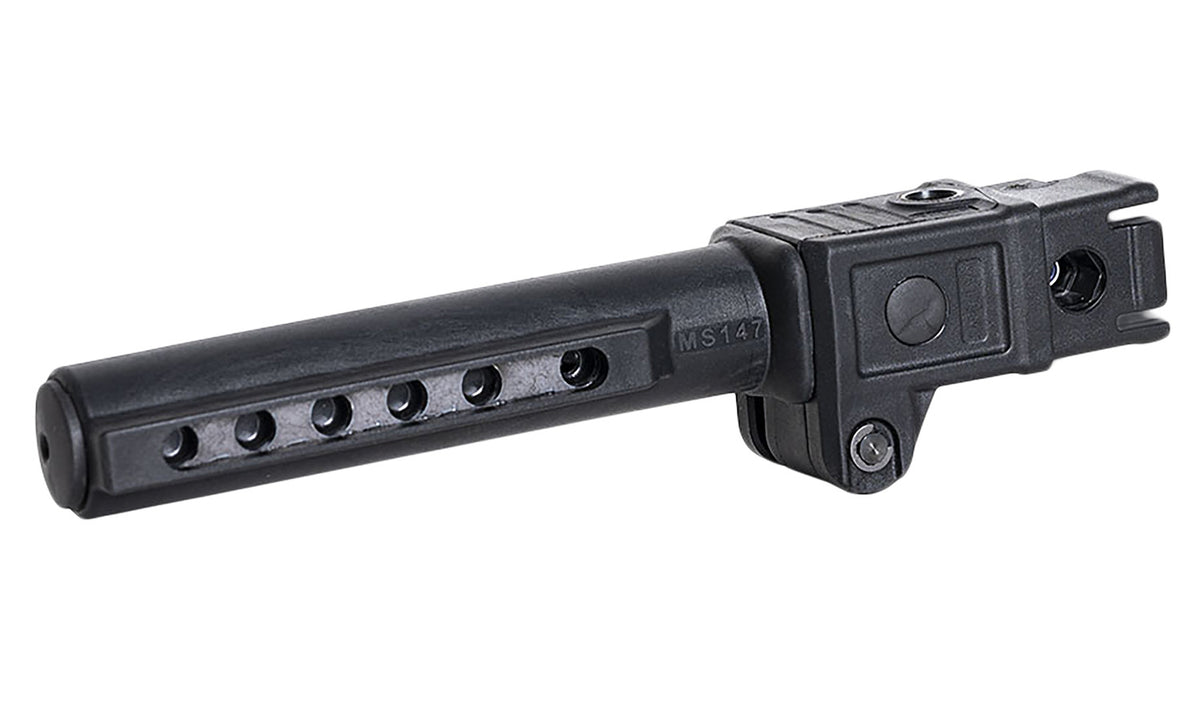 NcStar VG147 Folding Mil-Spec Stock Tube Adapter Black for AK-Platform Stamped Receiver