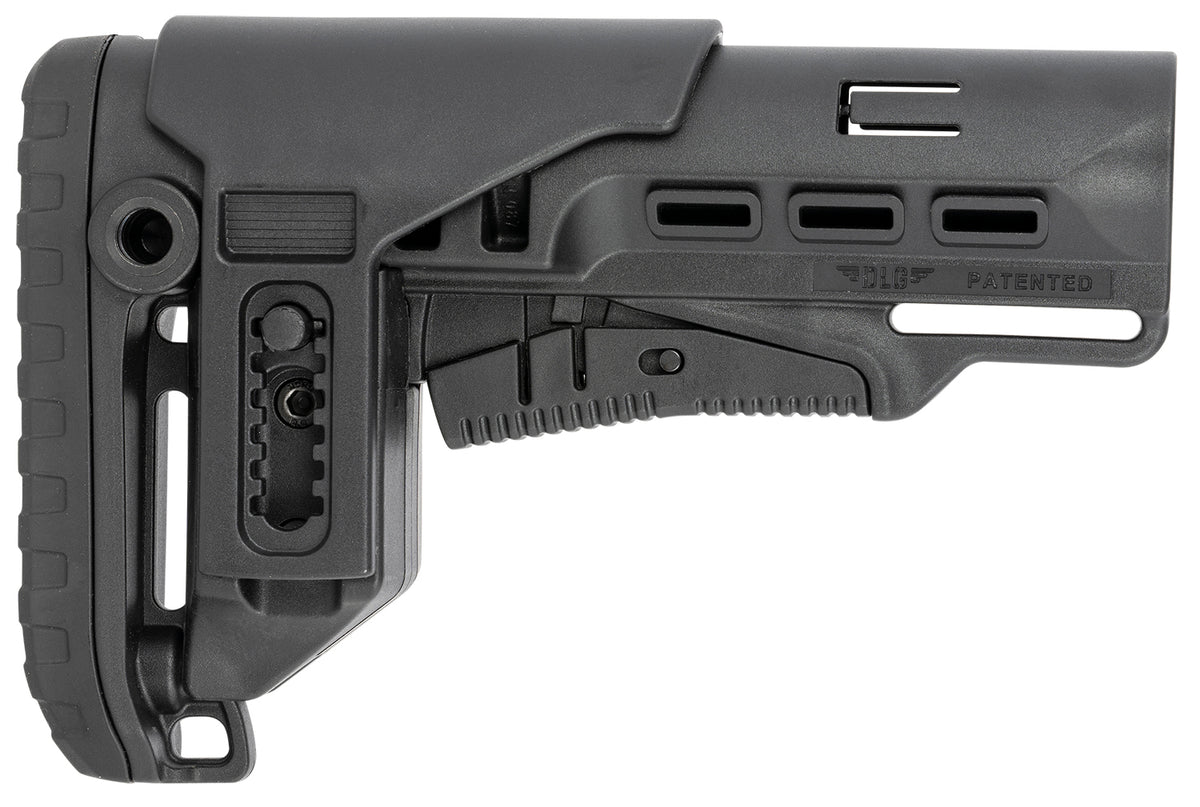 NcStar VG087042 Tactical PCP42 Mil-Spec Collapsible Stock Black Synthetic with Adjustable Cheekpiece