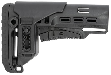 NcStar VG087042 Tactical PCP42 Mil-Spec Collapsible Stock Black Synthetic with Adjustable Cheekpiece
