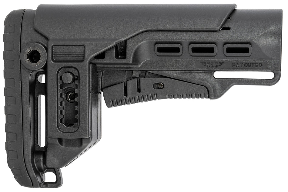 NcStar VG087052 Tactical PCP52 Mil-Spec Collapsible Stock Black Synthetic with Adjustable Cheekpiece