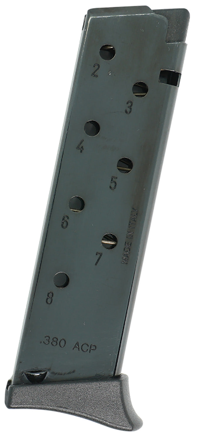 Bersa THUN380BLMAGFR Thunder 8-Round 380 ACP Black Steel Handgun Magazine with Finger Rest