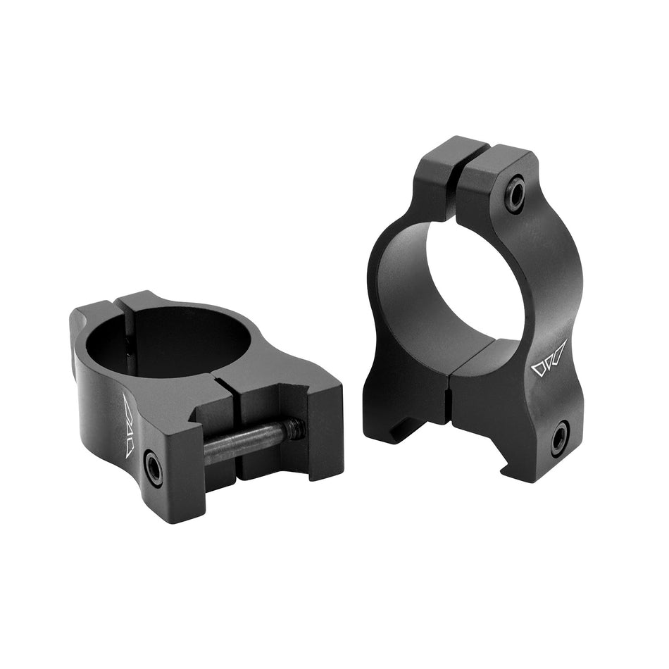 Warne V401M Vapor Scope Rings Matte Black 1-Inch Medium 0 MOA