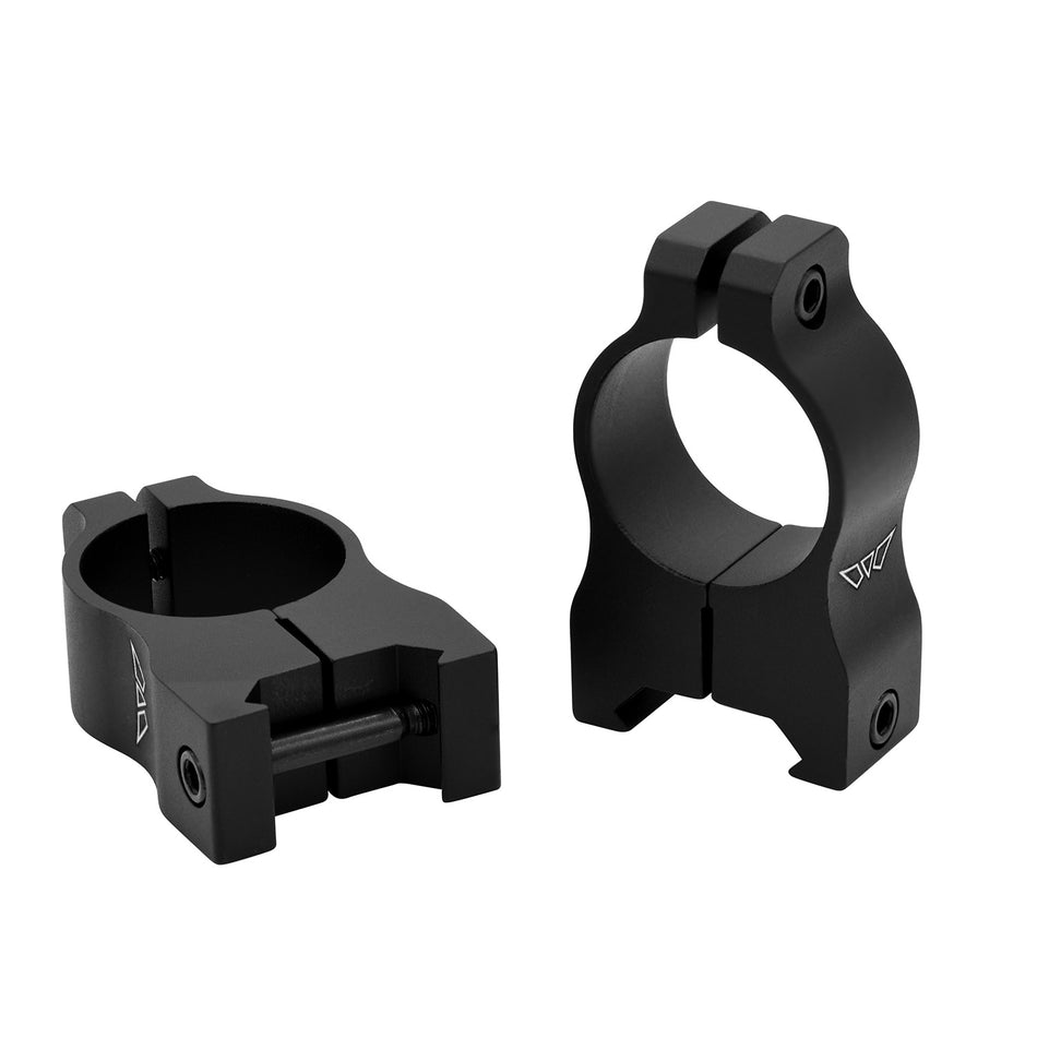 Warne V402M Vapor Scope Rings Matte Black 1-Inch High 0 MOA