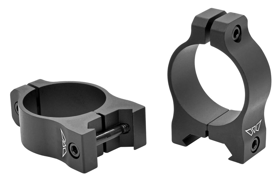 Warne V413M Vapor Scope Rings Matte Black 30mm Low 0 MOA