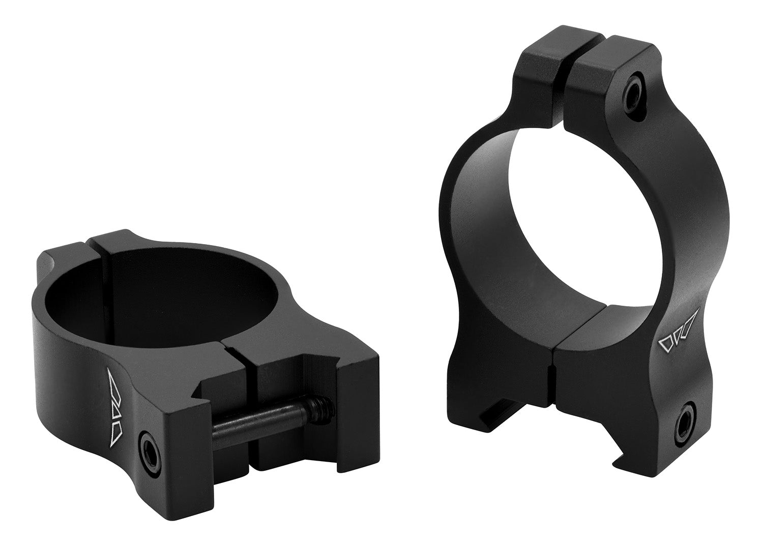 Warne V414M Vapor Scope Rings Matte Black 30mm Medium