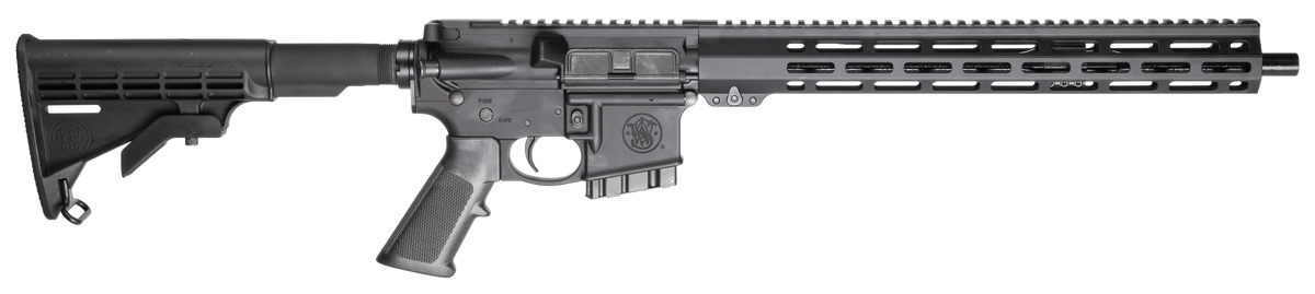 Smith & Wesson 13953 M&P15 Sport III 223 Rem/5.56 NATO 10+1 16" Black Armornite Heavy Barrel, Black Picatinny Rail Aluminum Receiver, Fixed Black Synthetic Stock, Black Polymer Grip