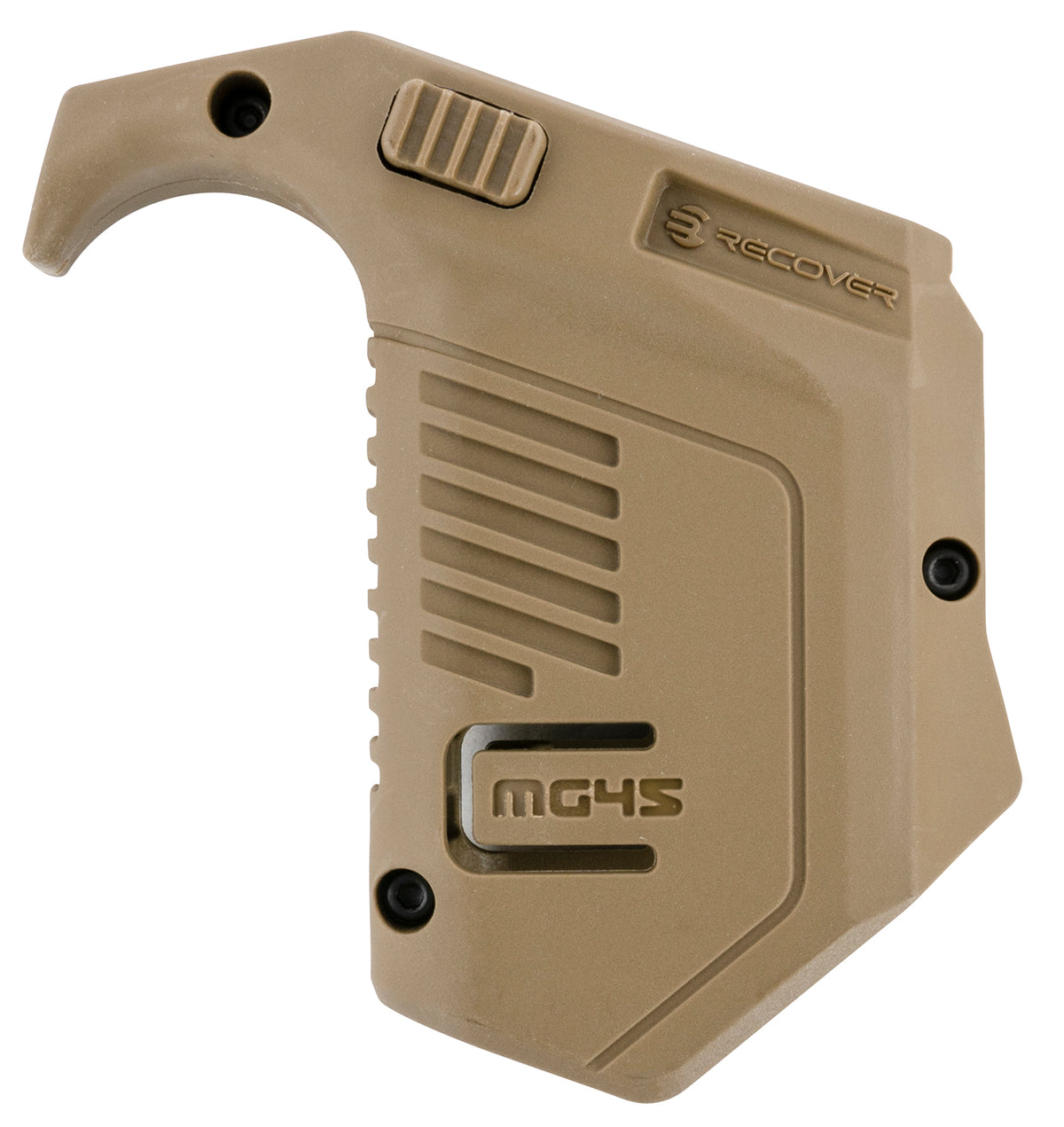 Recover Tactical MG4502 Angled Mag Pouch Double Stack Tan Polymer 45 ACP/10mm Auto for Glock 20/21