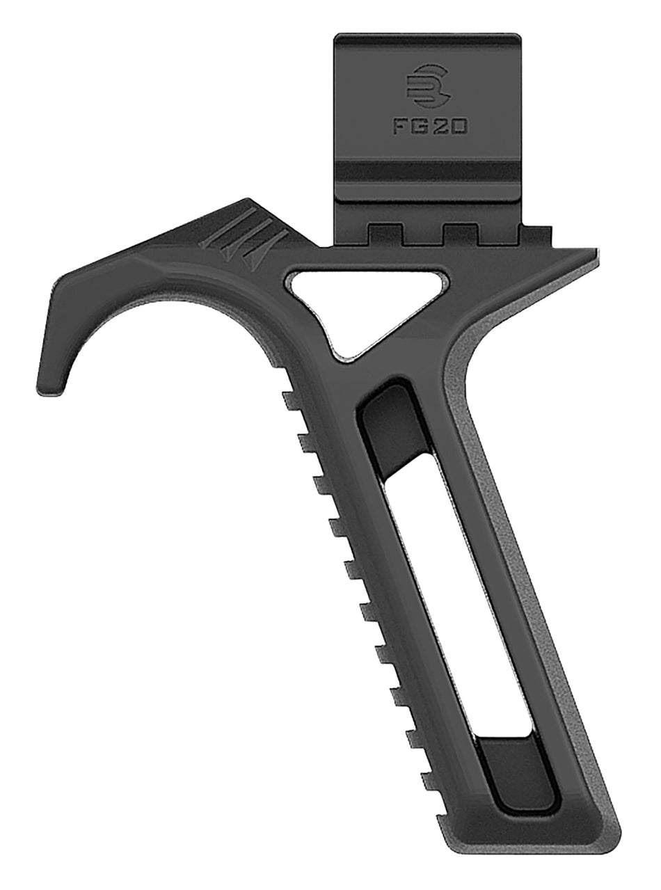 Recover Tactical FG20-01 Black Polymer Angled Forward Grip for 20/20N 20/21 20/22 Stabilizers