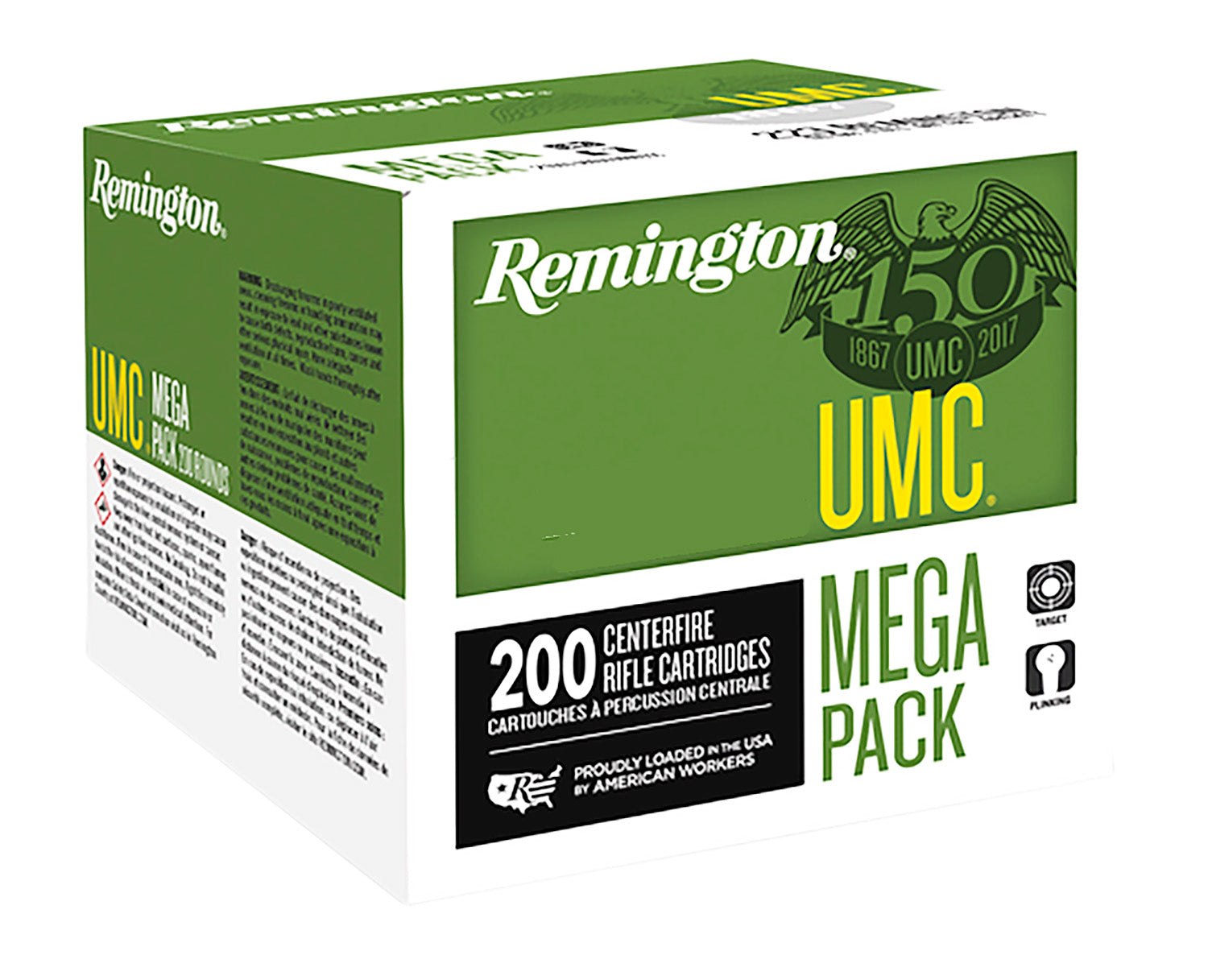 Remington 20107 UMC Mega Pack Full Metal Jacket FMJ 150 Grain .300 AAC Blackout