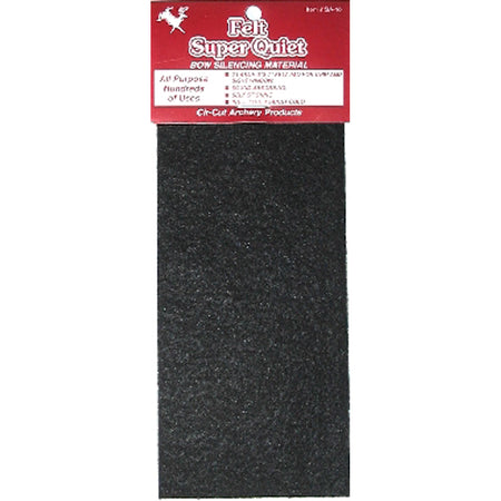 Cir-Cut Black Felt Adhesive Silencing Pad 3x7 in.