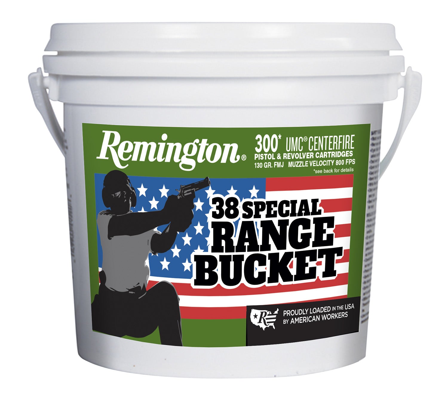 REMINGTON UMC 38 SPECIAL 130GR FMJ BUCKET VALUE PACK