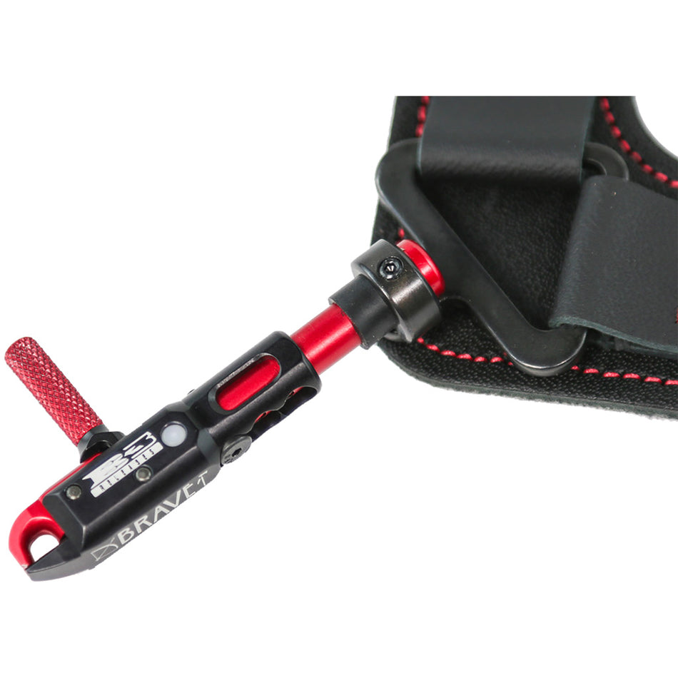 B3 Brave Swivel Stem Bow Release Red Youth Buckle Strap