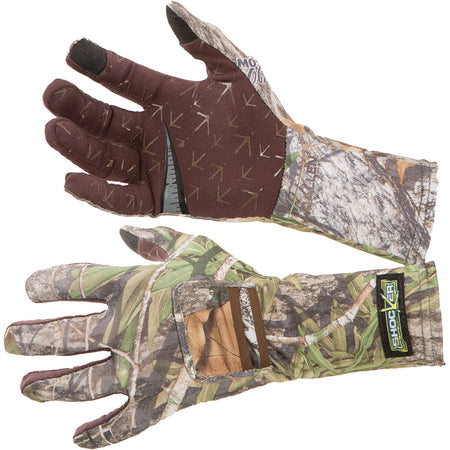Shocker Turkey Hunting Gloves Mossy Oak Obsession Camo