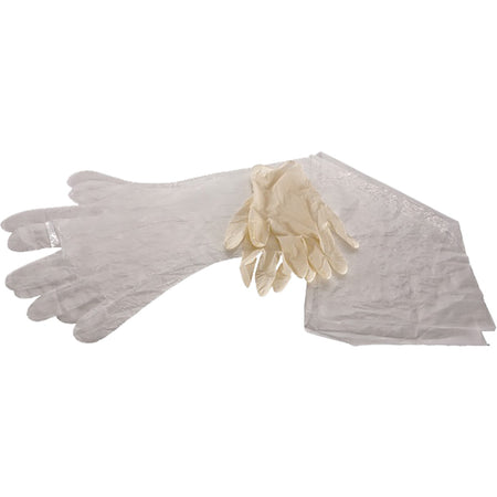 Allen 516 Latex Gloves One Size Fits Most 6 Pair Shoulder and 6 Pair Wrist