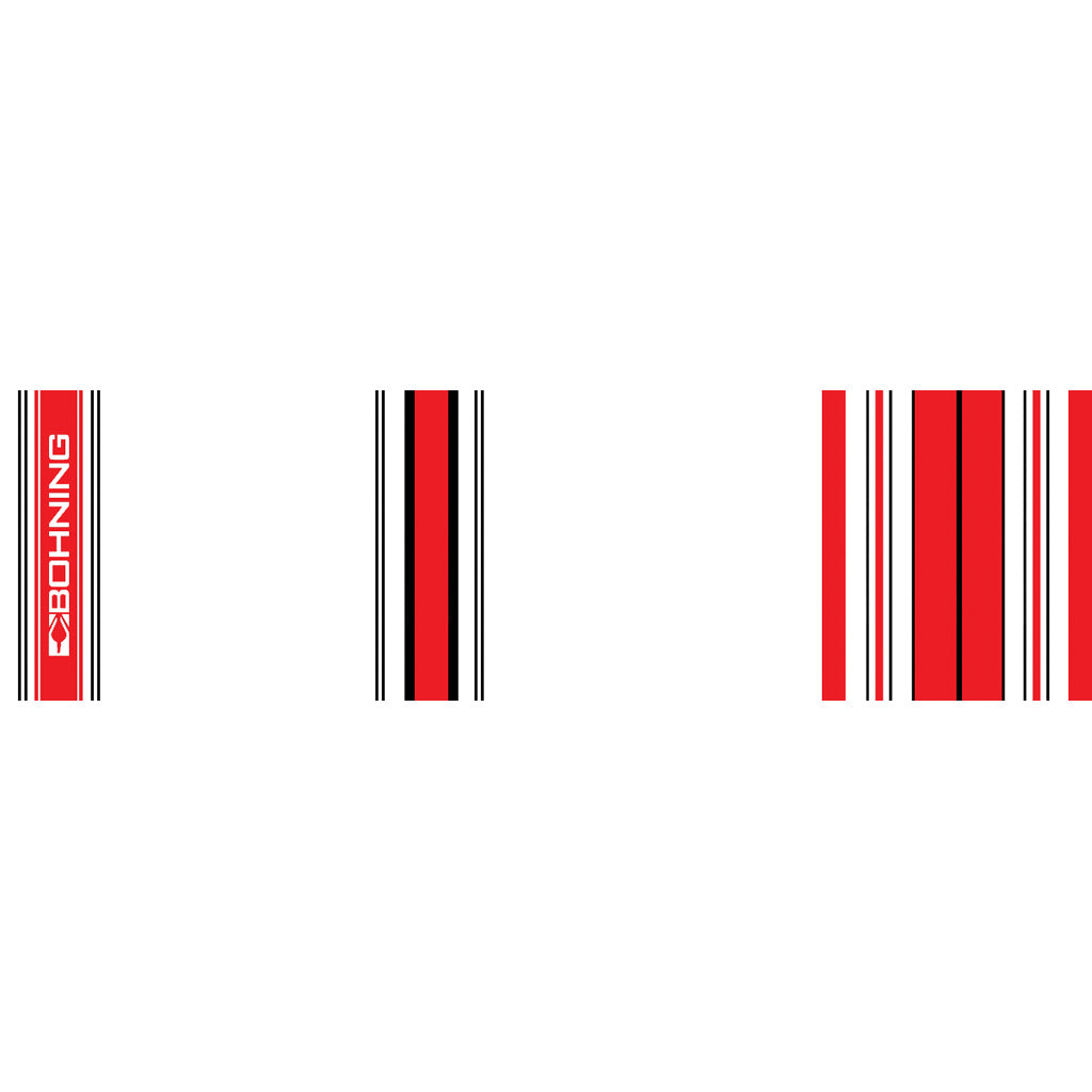 Bohning 7 in. Standard Arrow Wraps Crested Red 13 Pack