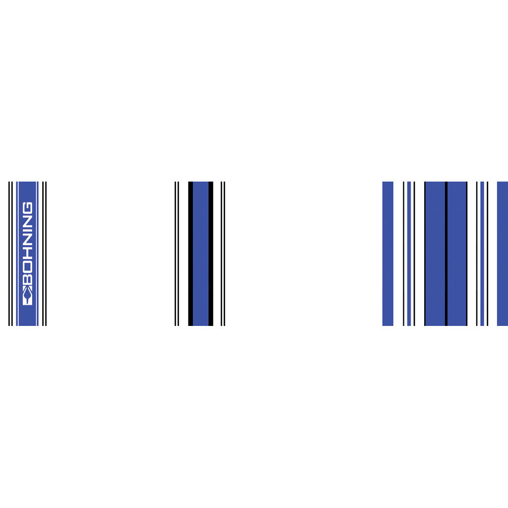 Bohning 7 in. Standard Arrow Wraps Crested Blue 13 Pack