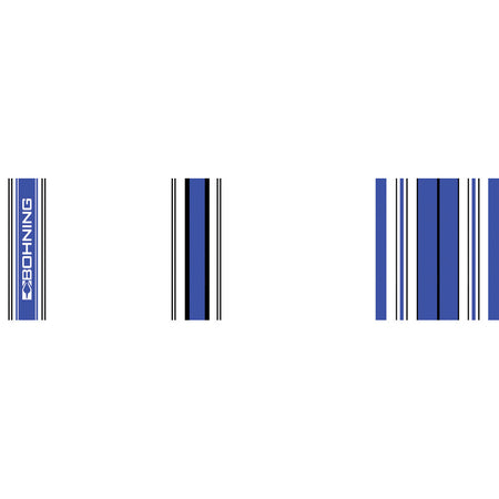 Bohning 7 in. Standard Arrow Wraps Crested Blue 13 Pack