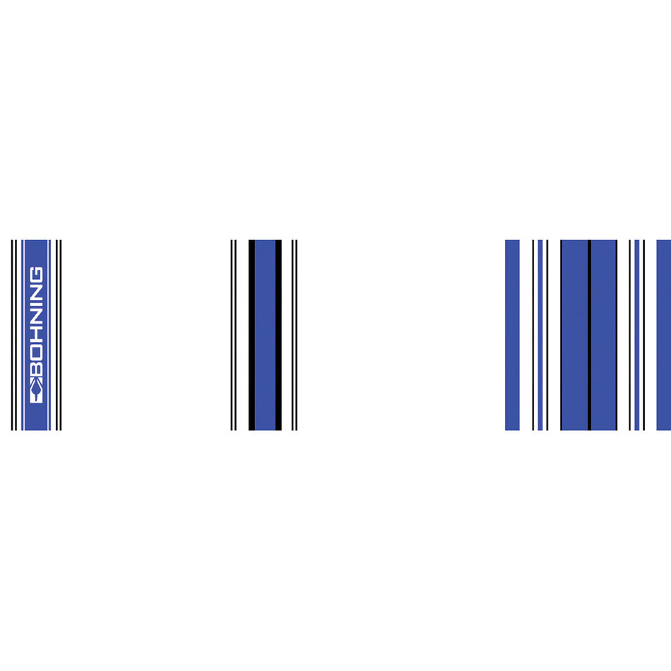Bohning 7 in. Standard Arrow Wraps Crested Blue 13 Pack
