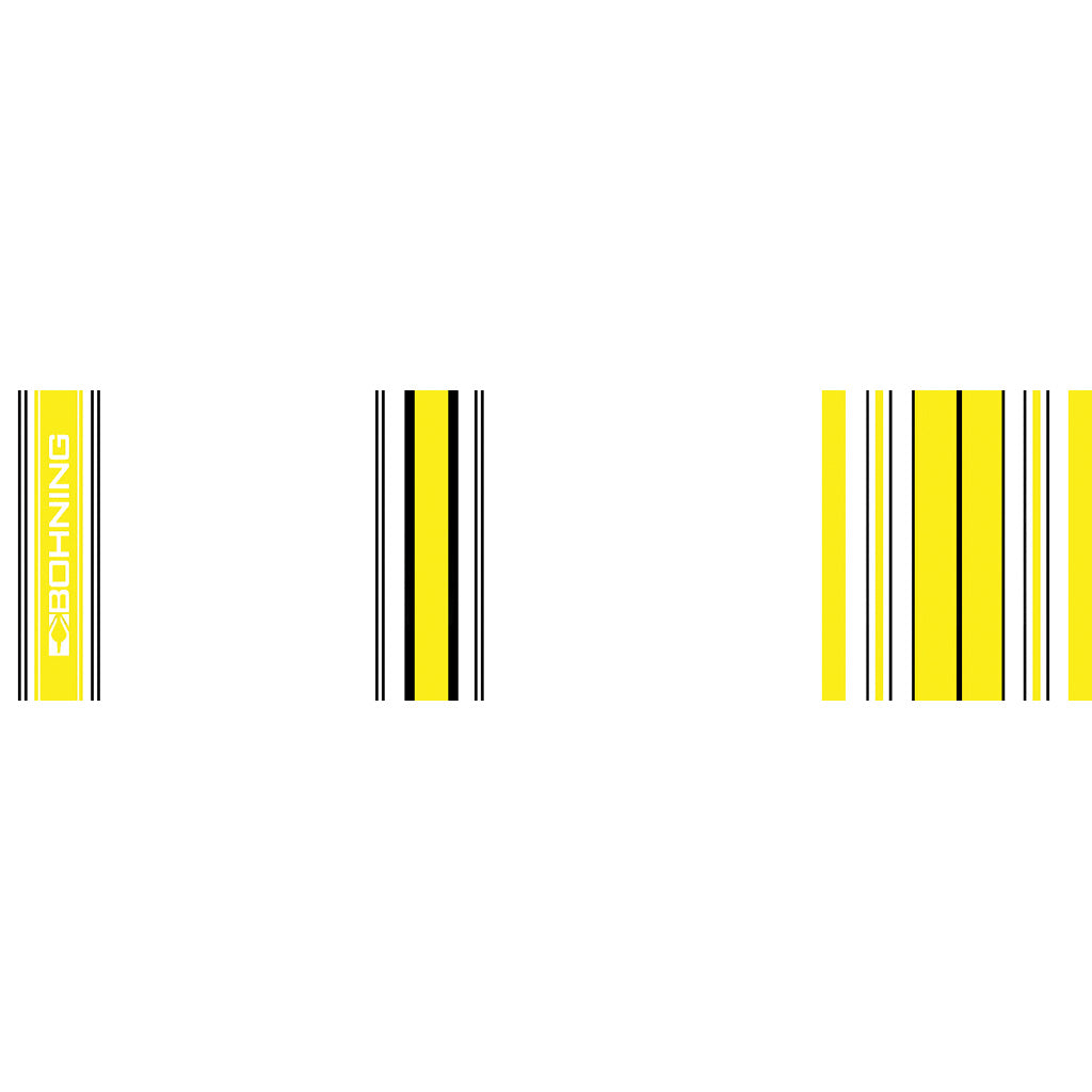 Bohning 7 in. Standard Arrow Wraps Crested Yellow 13 Pack
