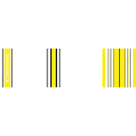Bohning 7 in. Standard Arrow Wraps Crested Yellow 13 Pack