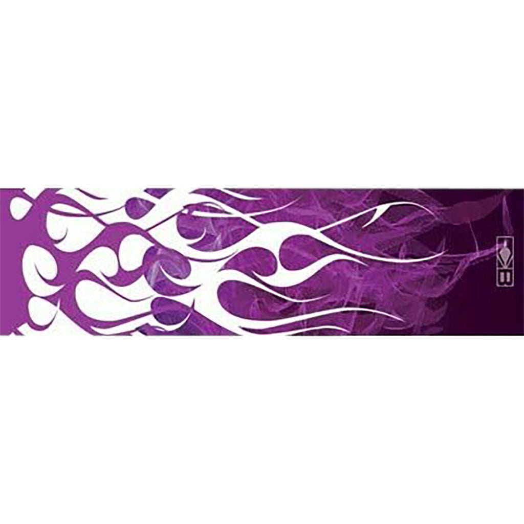 Bohning 7 in. Standard Arrow Wraps Purple Flame 13 Pack
