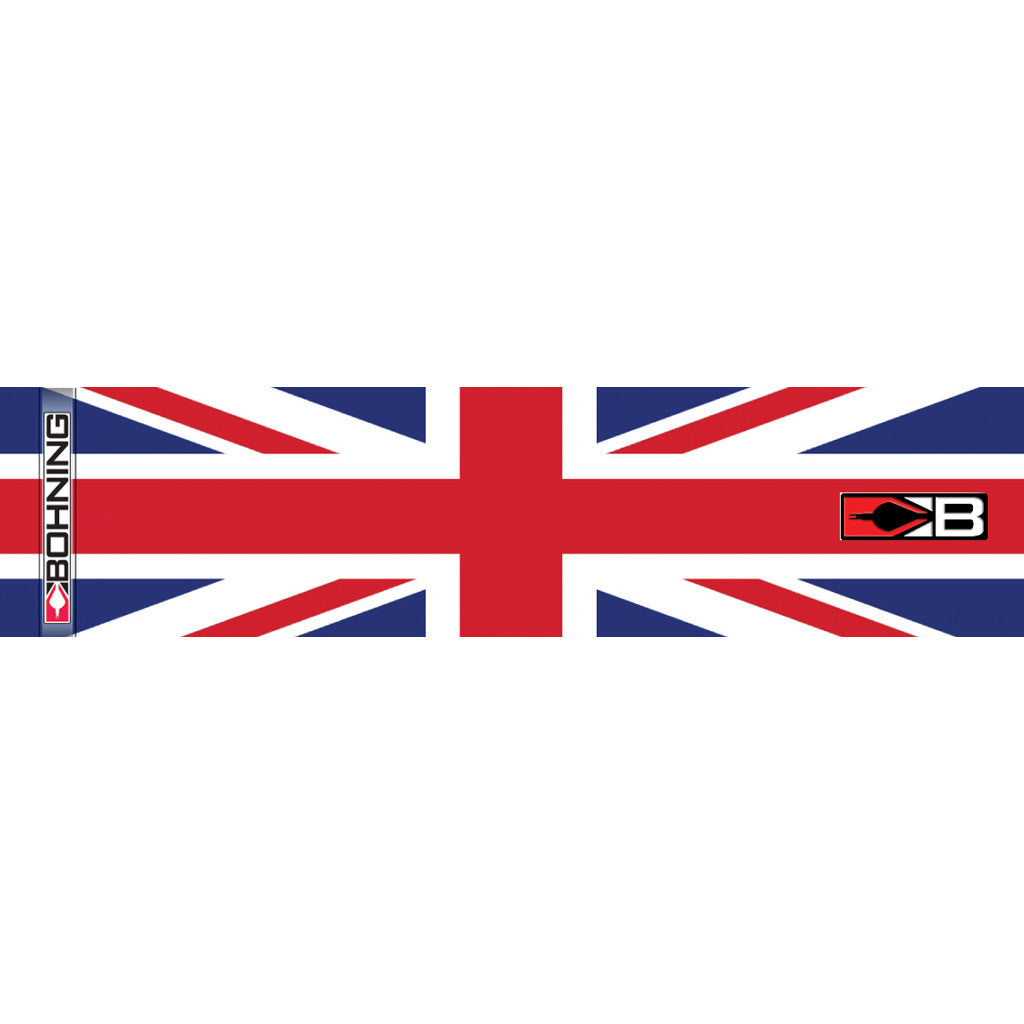 Bohning 7 in. Standard Arrow Wraps United Kingdom Flag 13 Pack