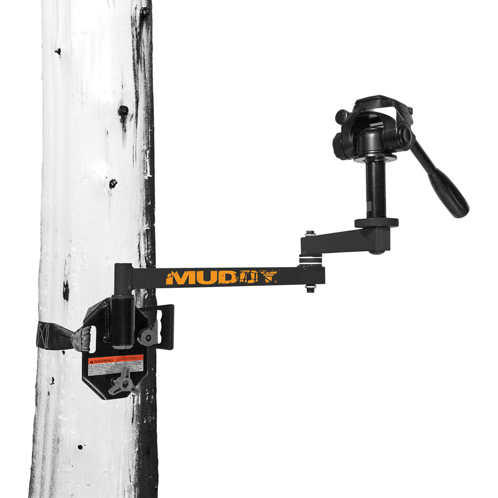 Muddy Hunt Hard Camera Arm 24-Inch Reach with Ratchet Strap